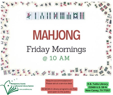 Mahjong at R.B.Tullis Library