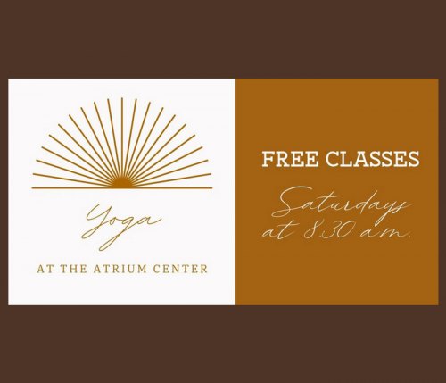 Free Saturday Yoga Class at The Atrium Center