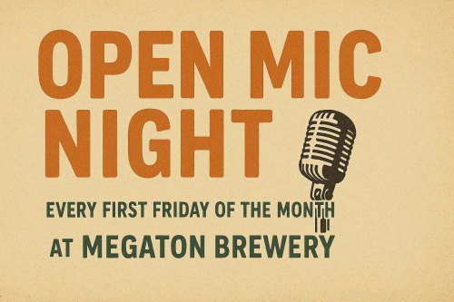 Open Mic Night at Megaton Brewery