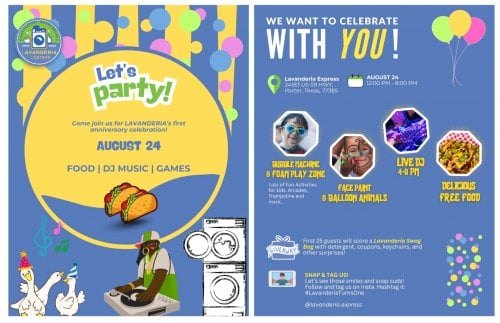 Lavanderia's First Anniversary Celebration