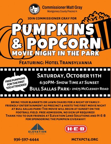 Pumpkins & Popcorn - Movie Night in the Park