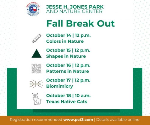 Jesse Jones Fall Break Out Events