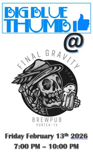 Big Blue Thumb at Final Gravity Brewpub