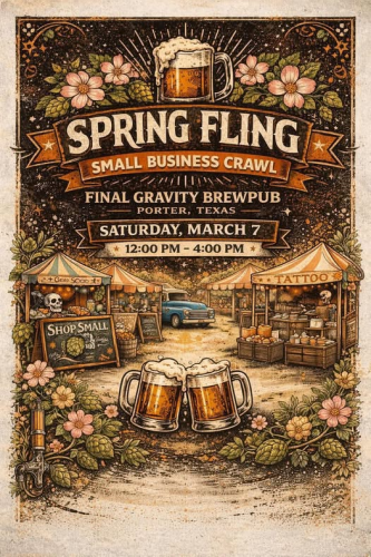 Spring Fling Small Business Crawl at Final Gravity Brewpub