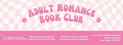 Adult Romance Book Club at R. B. Tullis Library