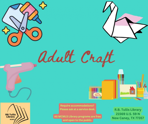 Adult Craft at RB Tullis Library