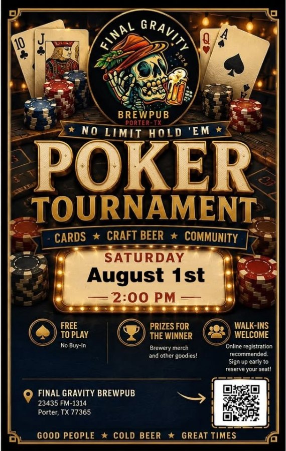Poker Tournament at Final Gravity BrewPub