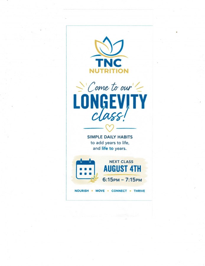 Longevity Class at TNC Nutrition