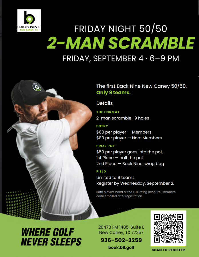 The Back Nine New Caney 50/50 Tournament