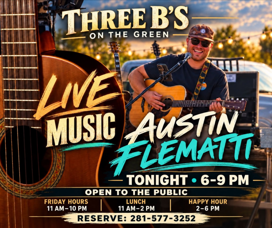 Friday Night at Three B’s on the Green: Austin Flematti Live