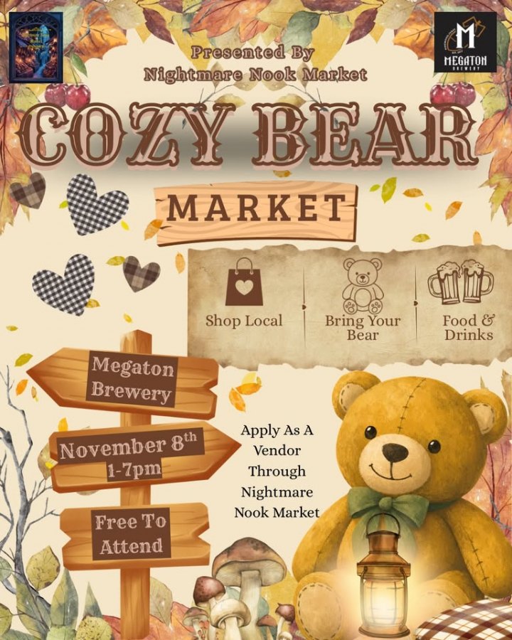 Cozy Bear Market at Megaton Brewery