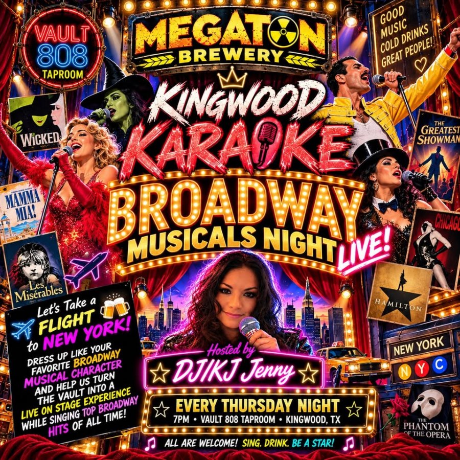 Kingwood Karaoke Night at Megaton Brewery