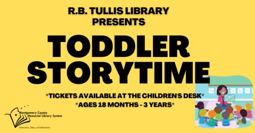 Toddler Storytime at RB Tullis Library