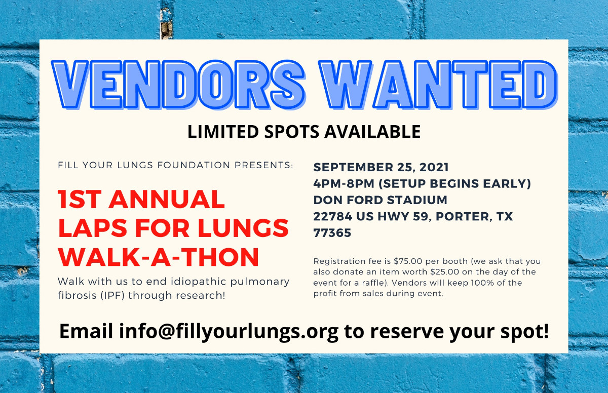 Houston Area Vendors Wanted