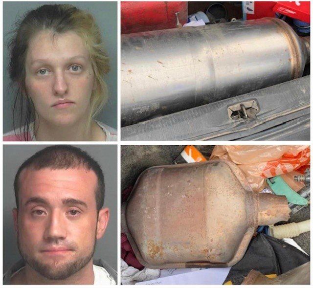 2 catalytic converter theft suspects arrested on 1/20/22