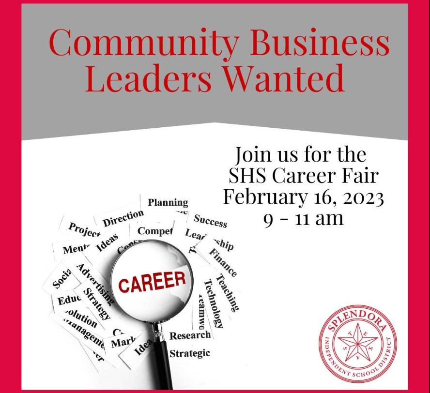 Splendora ISD Looking for Local Business Leaders for Career Fair