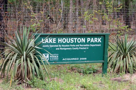 Lake Houston Wilderness Park Sign